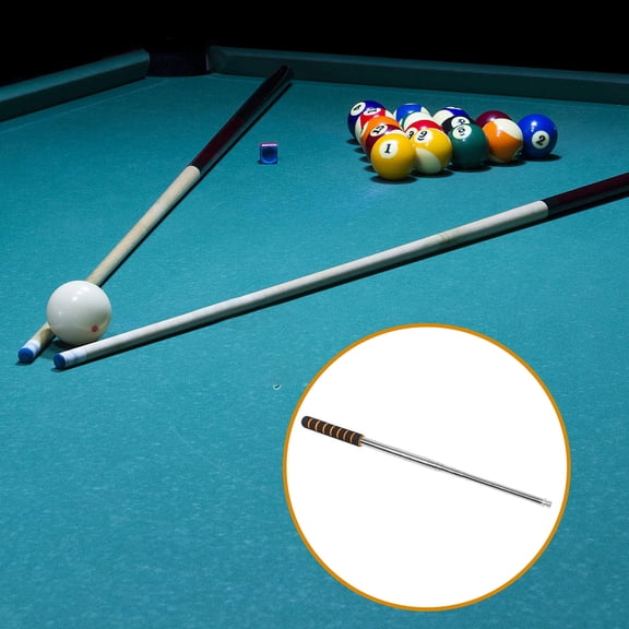 Worgeous 1Pcs Adjustable Length Billiard Extension Rod Stainless Steel Private Design 65.24In