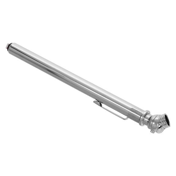 Worgeous 1Pcs Dual Head Truck Tire Pressure Gauge Portable for Daily Use Silver 5.89X0.79X0.79in