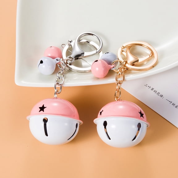 Worgeous 1Pcs Key Chain and Ring Bell Metal Key Organizer for Women Everyday Use purse chain charm