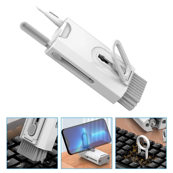 Worgeous Ear Buds Cleaning Earbud Cleaning Brush Lint 1Set 3.5X1.9in