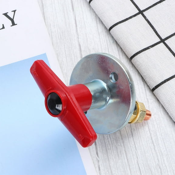 Worgeous 1Pcs Multi Color ABS Metal Battery Disconnect Isolator for Car Van Truck RV Motorcycle in Emergency Situations
