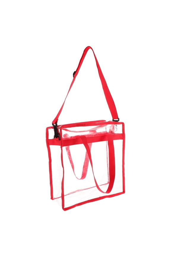 1Pcs PVC Tote Bag for Transparent Storage on the Go