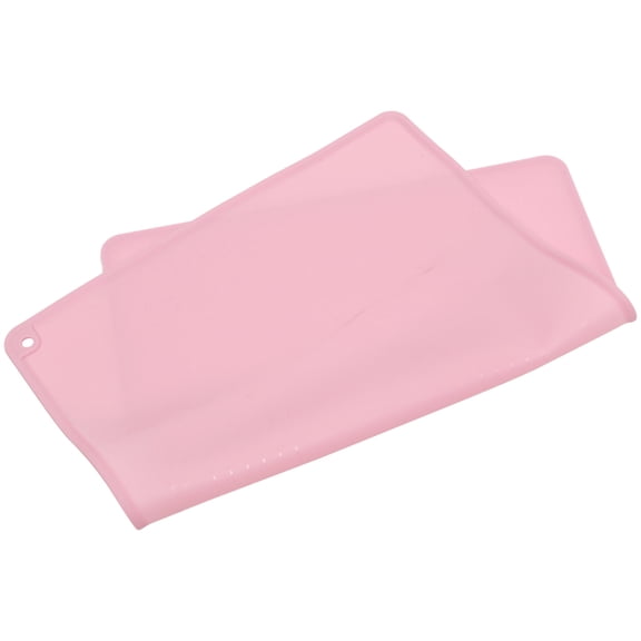 Worgeous Kitchen Rolling Mat Pastry Mat Silicone Pink 1Pcs Non Stick Easy Cleaning