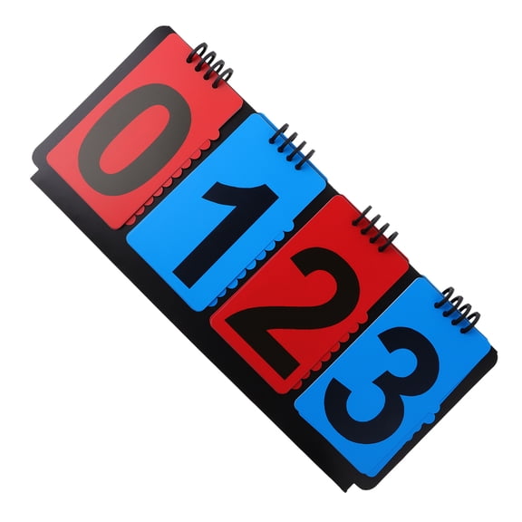 Worgeous 1Pcs Rectangular Shape Portable Table Top Scoreboard for Sports Enthusiasts