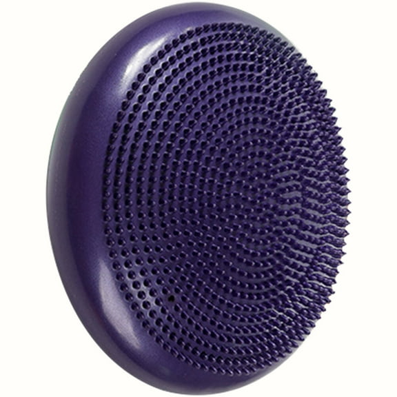 Worgeous Lumbar Exercise Disc Wobble Cushion Purple 1Pcs for Posture Improvement