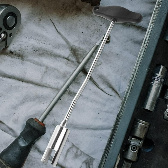 Worgeous 1Pcs Spark Plug Puller 45 Steel for Removing Spark Plug Wires and Ignition Coils