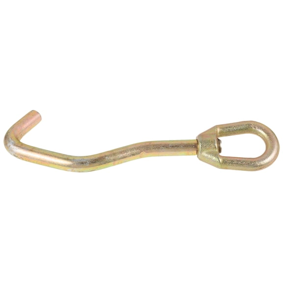 Worgeous 1Set Golden Steel Sheet Metal Repair Hooks for Car Body Repair 12.97X2.36X1.18in