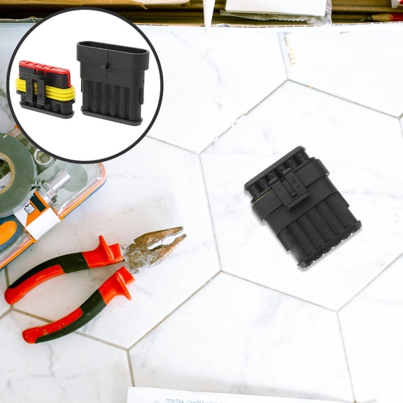 Worgeous 1Set Nylon Rubber Copper Connector Plugs for Wiring Car Electrical Connectors Kit for Automotive Enthusiasts