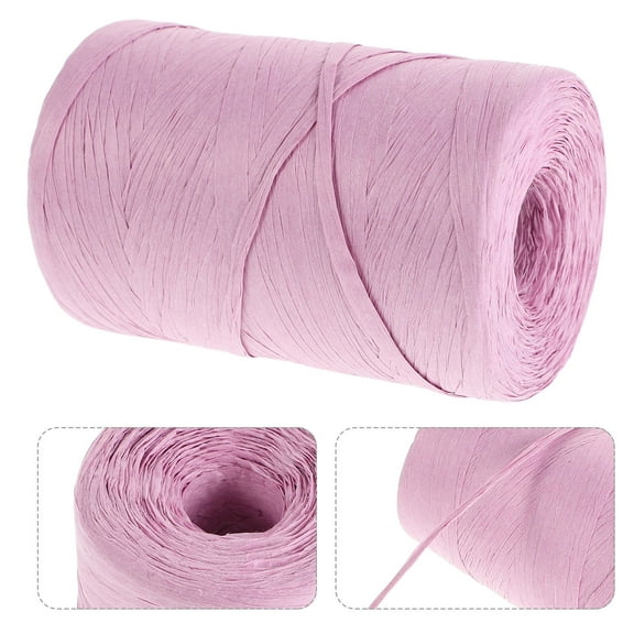 Worgeous Decorative Tie Raffia Paper Pink DIY Crafts 1Pack