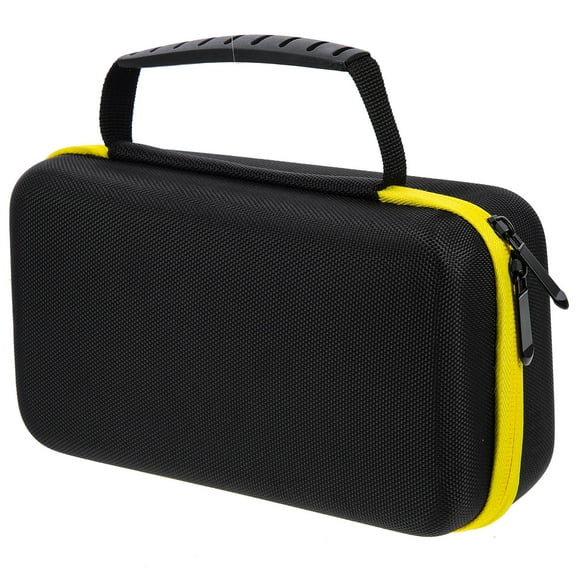 Worgeous 1Set Recorder Storage Bag for Portable Recorder 21.5x13x8cm Black EVA and Velour for Travel
