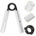 thumbnail image 1 of Worgeous 1Set Silver Heavy Grip Hand Gripper with Spring Steel for Weightlifting and Cross .11X4.13X0.86in, 1 of 8