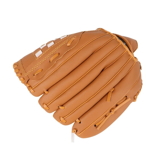Worgeous 1Set Yellow Left Hand Throw Softball Glove with Sure Catching for Youth Players