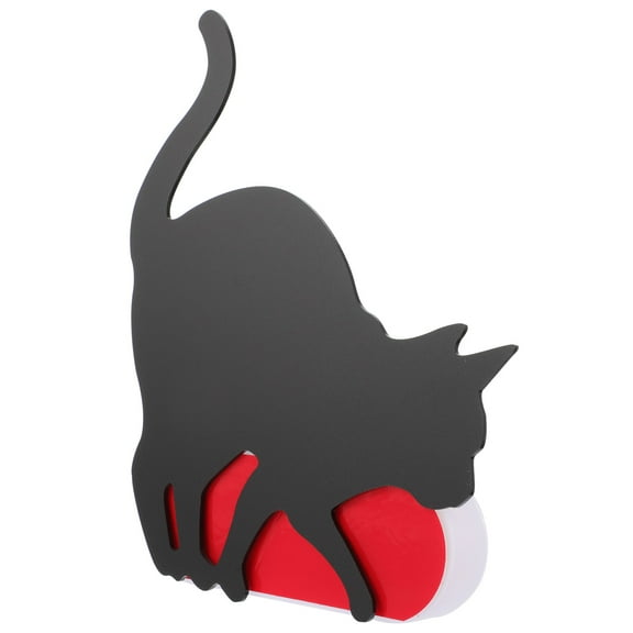 FONDOTIN Lamp For Bedroom Cat Shaped Led Night Light Black Acrylic 1Pcs 3X1.1X4.7In