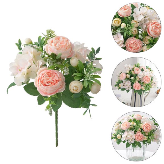 Worgeous 1pc Simulation Wedding Bouquets Bride Holding Bouquets Wedding Decorative Prop