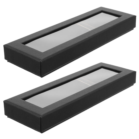 Worgeous Pen Wrapping Box Pen Packing Boxes Black 2Pcs