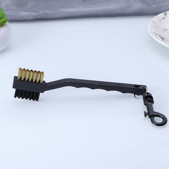 SWETRACE Club Cleaning Brush Copper Wire for Golfing 2Pcs 7.1x1.6x0.4in