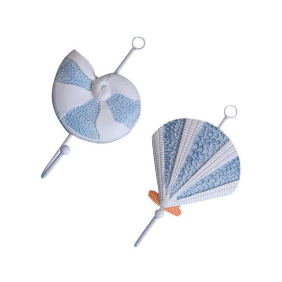 Worgeous  2 PCS Kitchen Wall Hooks Handy for Hanging Clothes Delicate Design