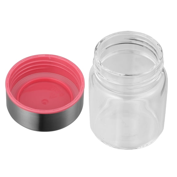 Worgeous 2 PCS Wide Mouth Jars Storage Jar Sealed Containers Baby 5.8X7.8CM Yellow