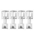 thumbnail image 1 of Worgeous 2 Pairs Range Hood Mounting Bracket Adjustable Floating Hanging Plate Universal Hood Support For Kitchen Range Hoods, Metal Hooks, 1 of 8
