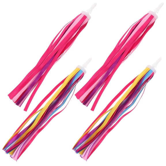 Worgeous 2 Pairs Ribbons Bicycle Decoration Child 25.00X5.00X0.30CM