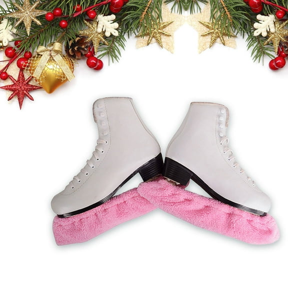 Worgeous 2 Pairs Skate Set Ice Hockey Skates Shoe Cover Men and Women Child