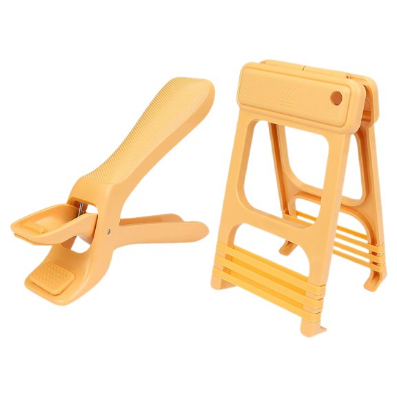 SEWCHICS Pan Gripper Anti-Scald Bowl Clip Yellow ABS 2Pcs