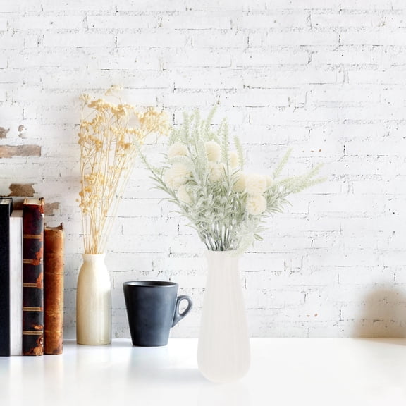 Worgeous  2 Pcs Artificial Simulated Dandelion Fake Flower Bride Child