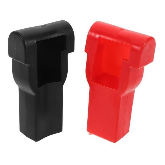 Worgeous 2 Pcs Automotive Battery Terminal Covers Battery Terminal Post Caps For Positive And Negative Terminals Rubber And Plastic Insulation Caps