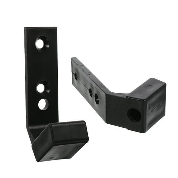 Worgeous Barbell Storage Rack Plastic 2Pcs 5.89X2.16X1.57in