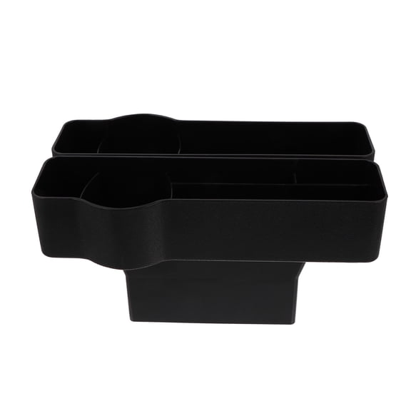 RENACLIPY 2-Pack Black Car Storage Box Leakproof Gap Filler Organizer for Vehicle Seats and Interior