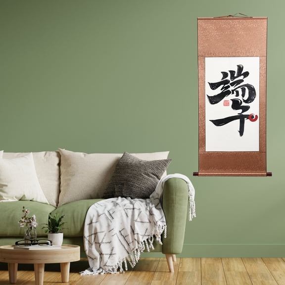 Worgeous  2 Pcs Chinese Painting Scroll Blank Scrolls Calligraphy Paper Drawing Child