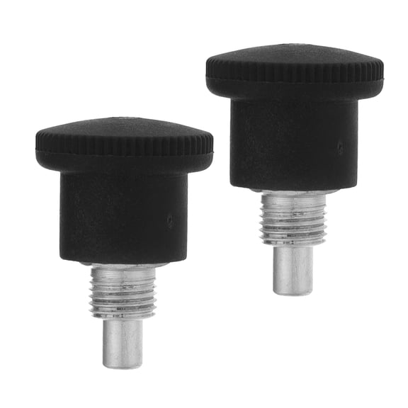 Worgeous 2 Pcs Commercial Pins Spherical Rotating Pull Pin Fitness 3.50X2.50X2.50CM Black