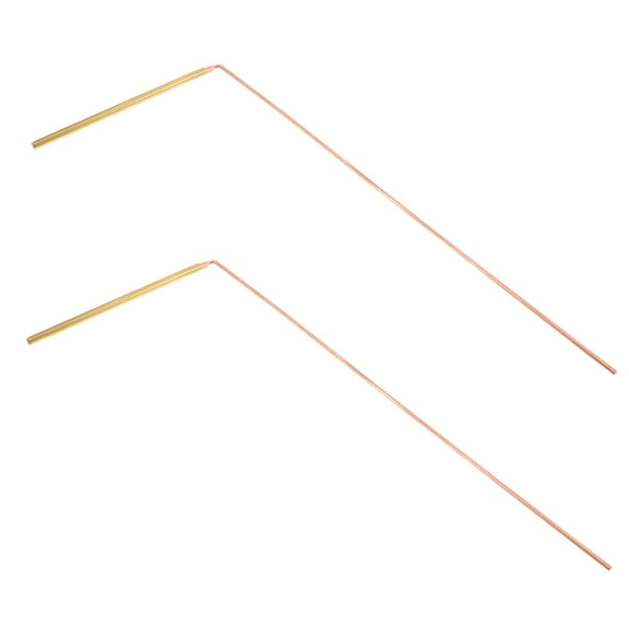 WHAMVOX 2 Pcs Copper Witching Sticks for Water Detection Flexible Brass Divining Rods
