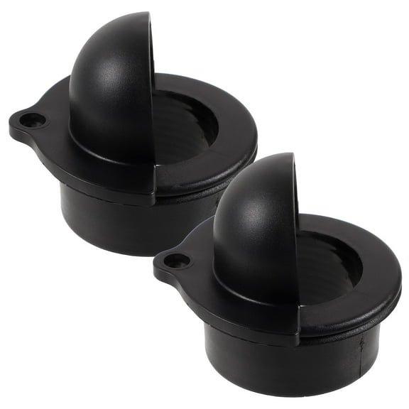 RENACLIPY 2-Pack Black ABS Plastic Foosball Table Holder Basket Round Replacement Accessory