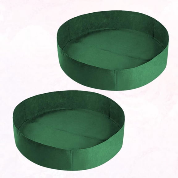 Worgeous  2 Pcs Grow Bag Nursery Bags Planter Boxes Outdoor Thickened Growing Pouch Green