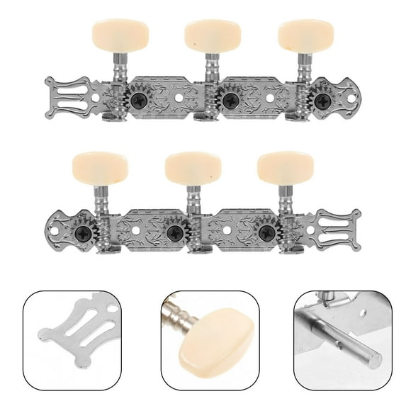 Worgeous 2 Pcs Guitar Tuner Peg Accessories String Knob Classical Tuning Pegs