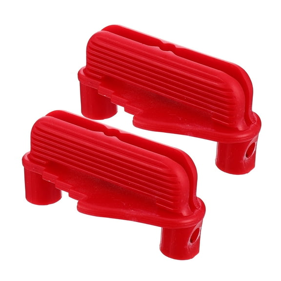 COSMOBETTY 2Pcs Woodworking Marker Tool Red ABS Plastic Center Gauge for Lines 3.93X2.16X1.97in