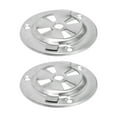 thumbnail image 1 of Stainless Steel Air Vent for Drying Oven with Heat Dissipation Hole Silver for Home Use 2pcs, 1 of 8
