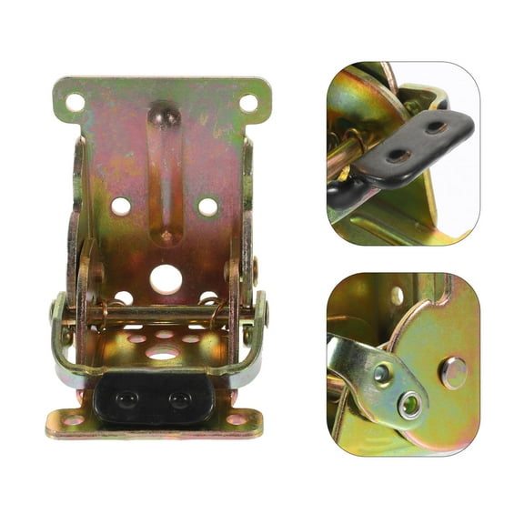 Worgeous 2 Pcs Hinges Heavy Duty 90 Degree Self-locking Folding for Cabinet Doors