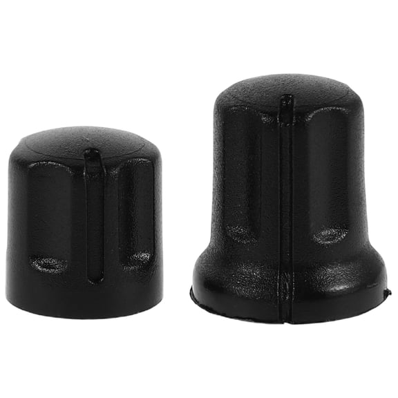 Worgeous 2 Pcs Intercom Knob Cap Ringing Crank Door Bell Black