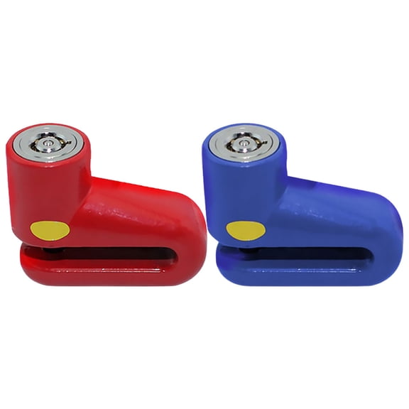BESTYASH 2Pcs Motorcycle Disc Brake Security Lock Robust Construction Assorted Colors