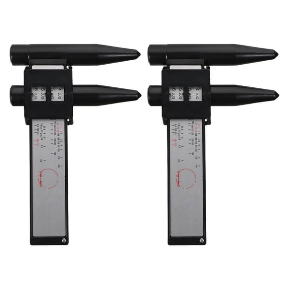 COSMOBETTY Bolt Spacing Measurement Tool Wheel Bolt Measuring Tool ABS 2Pcs For Diy Projects