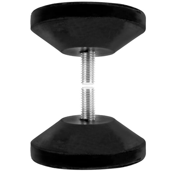 Worgeous 2 Pcs Nail Fasteners Furniture Sliders Rubber Foot Shock Absorber