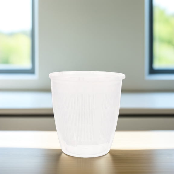RENACLIPY Transparent Orchid Pots with Drainage Holes for and Easy Plant Care, Set of 2