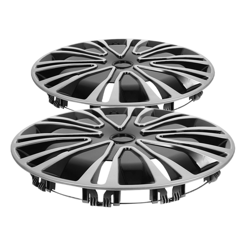 Universal Car Wheel Hubcap Covers for Hub Replacement Black PP Material Unique Design Easy