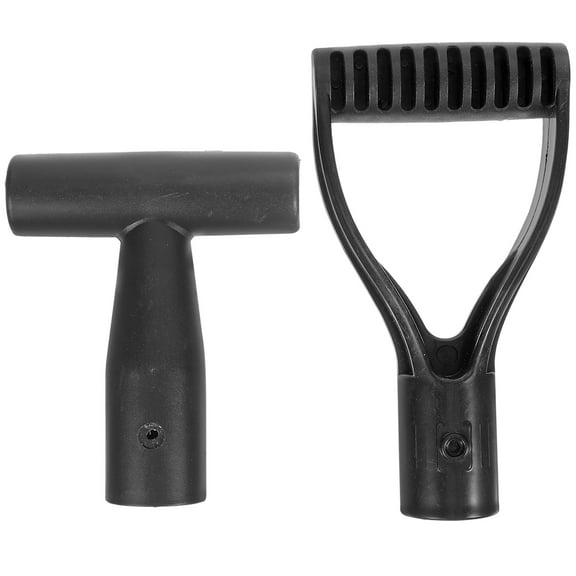 Worgeous 2 Pcs Replacement Spades Forks Shovel Handle Grip Handles Black