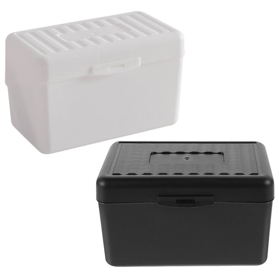 Worgeous  2 Pcs Self Adhesive Display Pockets Card Box Office Storage Desktop Holder
