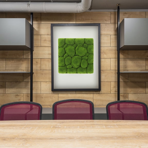 RENACLIPY Natural-Looking Green Moss Mat, 2 Pieces Foam for Home Decor, Garden, Craft, and Projects