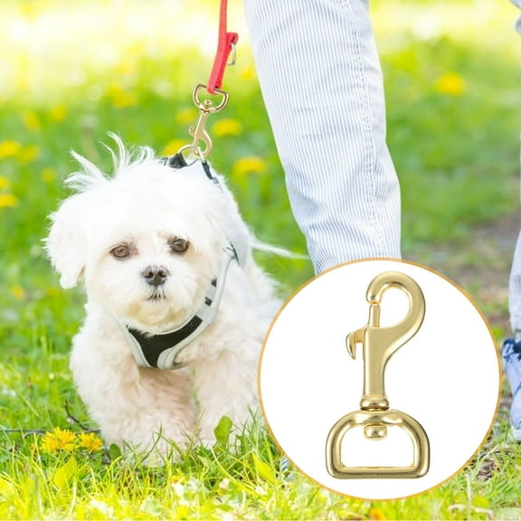 Worgeous Brass Snap Handle Golden 2Pcs for Luggage Accessories