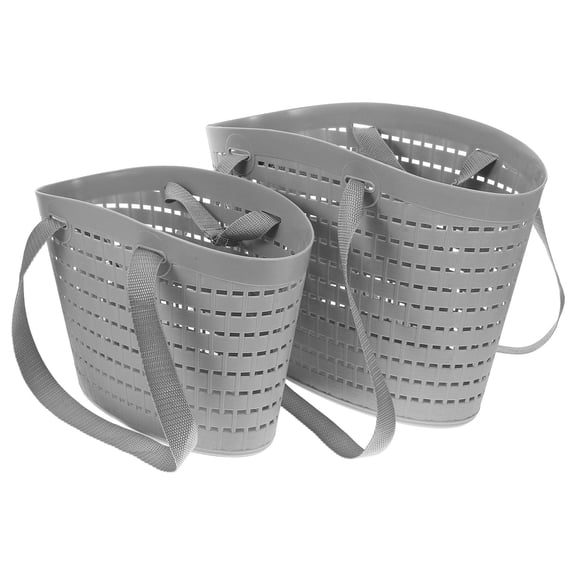 Worgeous 2 Pcs Stackable Laundry Basket Baby 28.50X21.00X16.50CM